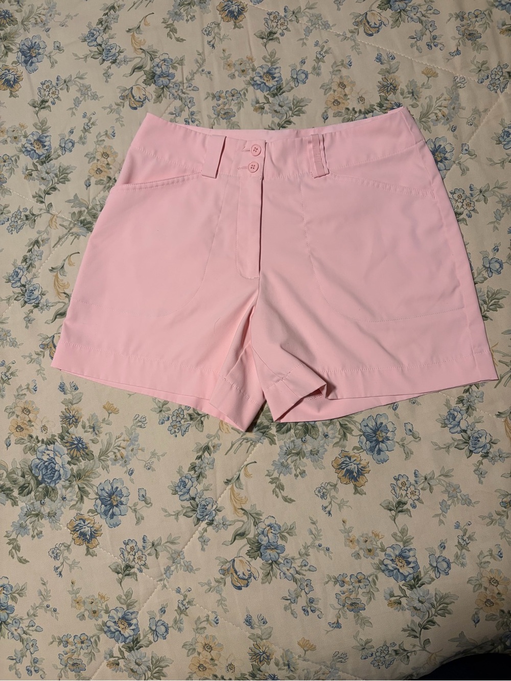 Women's Pink Nike Golf Stretch Shorts